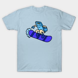 Cute cartoon snowboarding T-Shirt